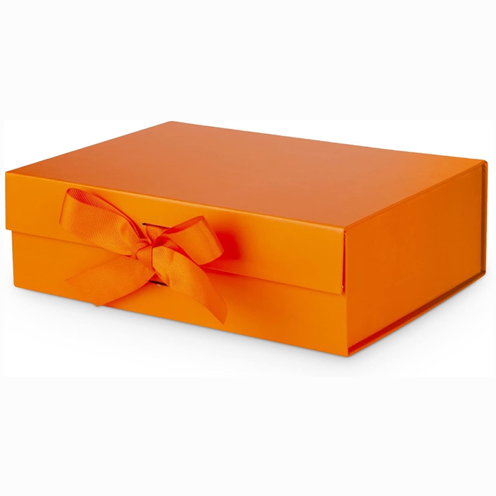 Gift Collapsible Paper Box with Lid for Presents, gift paper box with  Ribbon and Magnetic Closure