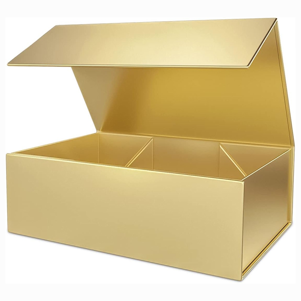 Custom Collapsible cardboard Magnetic Closure Paper Box Packaging for birthday, gift, painting.