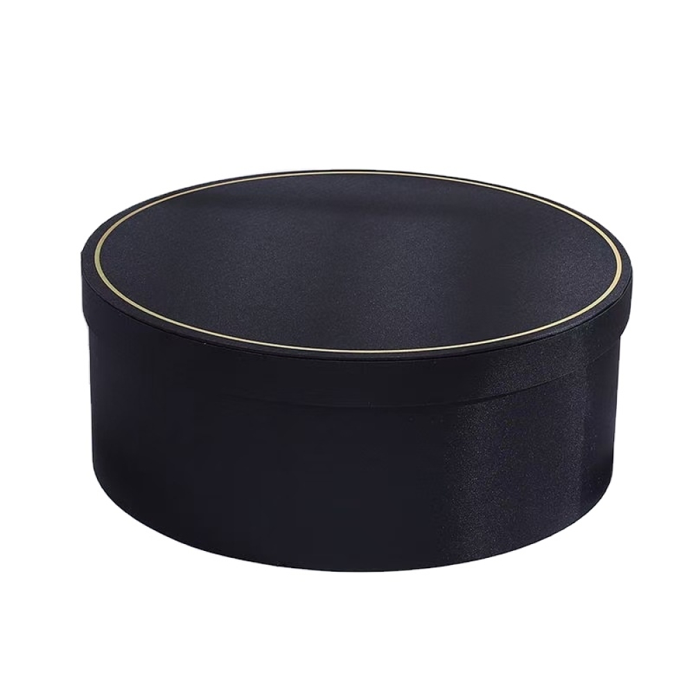 Customized Big Size Flower Cylinder cardboard Box with Round hat Gift tube box Packaging for weddings decoration
