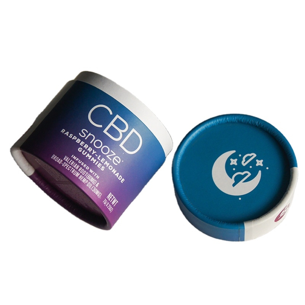 Personalizzato Biscotti al cioccolato, noci, caramelle, cartone, scatola vuota per tubi di carta per alimenti, proteine, caffè, tè in polvere, spezie, superalimenti, sale, imballaggio, tubo di carta