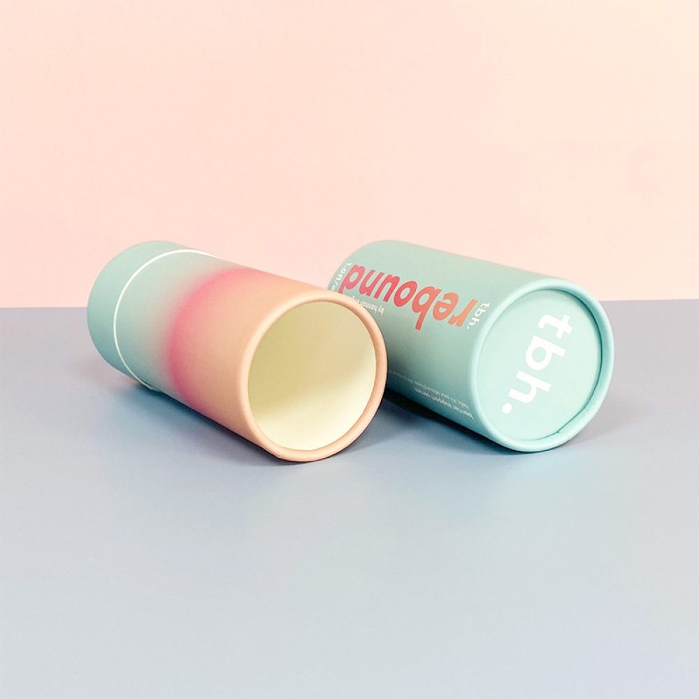 0.3OZ 0.5OZ 1OZ 1.5OZ 2OZ 2.5OZ Custom Biodegradable Cardboard Empty Push up deodorant lip balm tube box  cosmetic paper Packaging