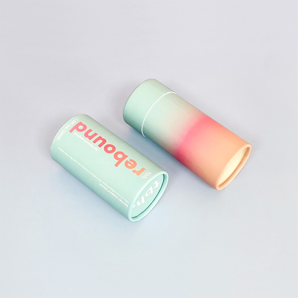 0.3OZ 0.5OZ 1OZ 1.5OZ 2OZ 2.5OZ Custom Biodegradable Cardboard Empty Push up deodorant lip balm tube box  cosmetic paper Packaging