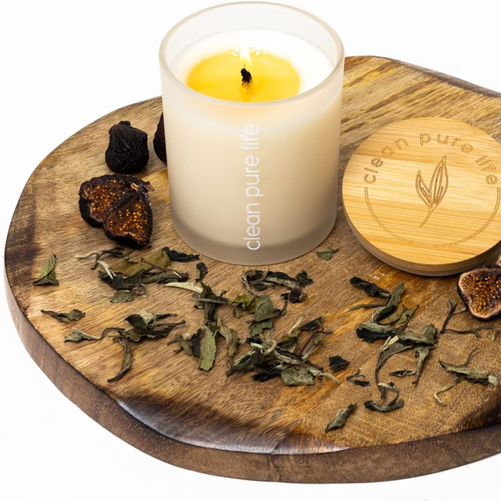 Custom eco-friendly luxury scented candle cylinder paper tube rigid cardboard gift box packaging
